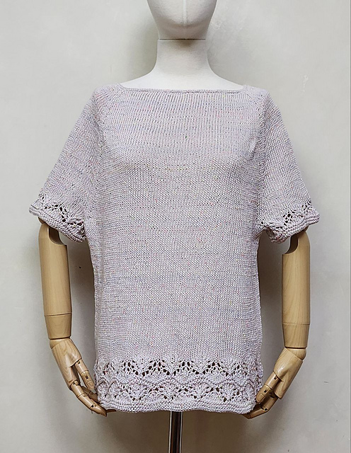Ravelry: Wave edge knit top pattern by Sunny Choo