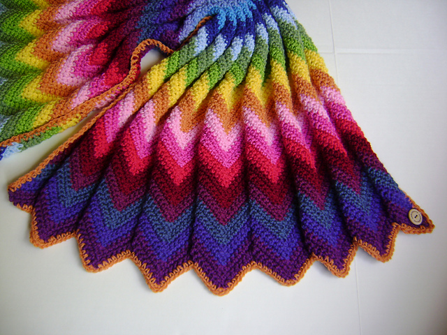 Technicolor Chevron Blanket