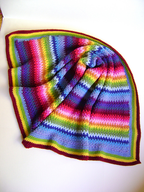 Technicolor Linen Blanket