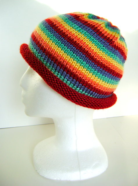 Rainbow Stripe Hat