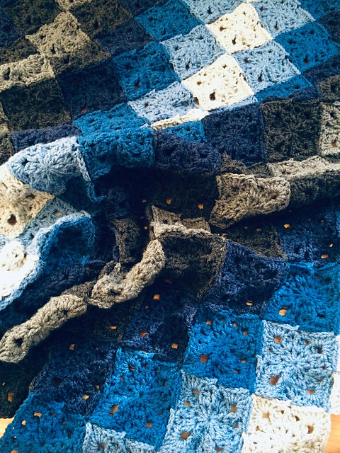 Diamonds and Denim Throw