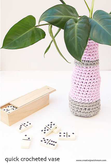 Quick Crocheted Vase