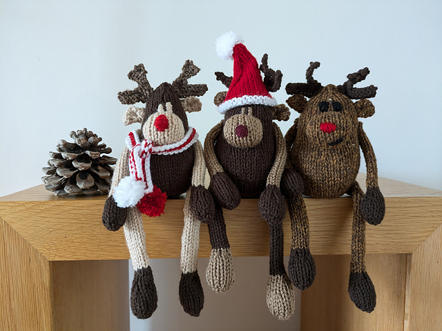Knitted Reindeer