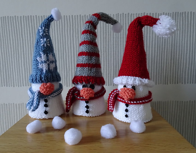 Christmas Cone Snowman