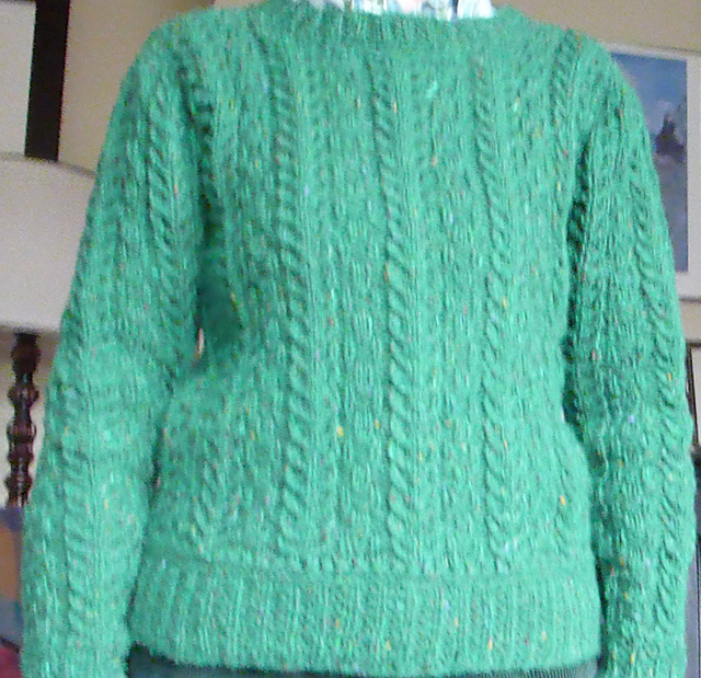 #18 Cabled Classic Crew