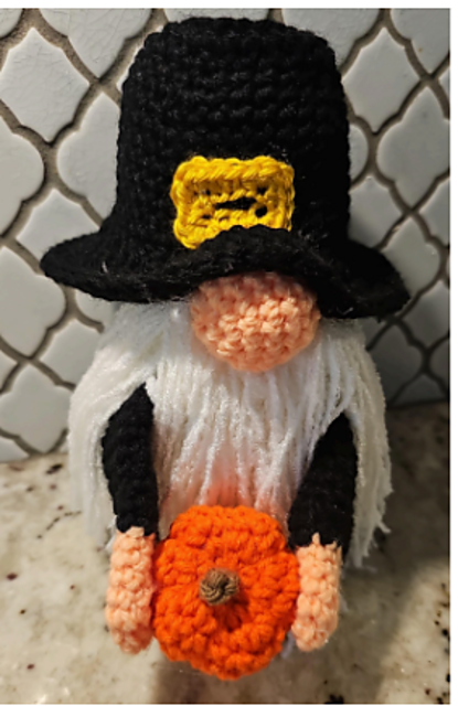 Pilgrim Gnome Bottle Cover
