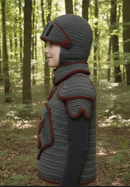Knight's Armor Vest and  Hood
