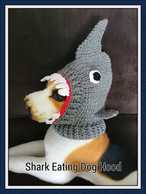 Shark Eating a Dog Hood