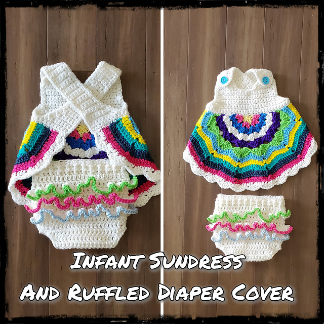 Infant Mandala Sundress and Ruffled Panties