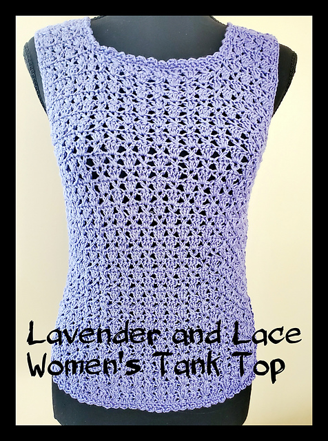 Lavender and Lace Tank Top