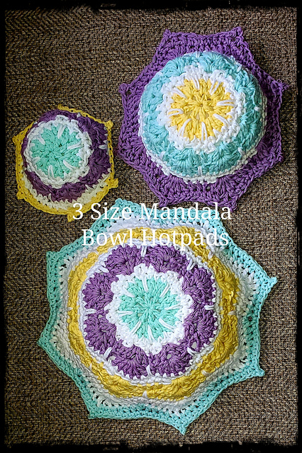 Mandala Bowl Pot Holders