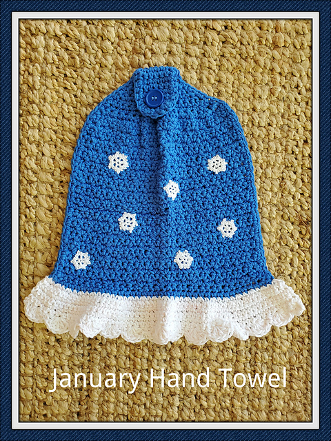 January Snow Hand Towel