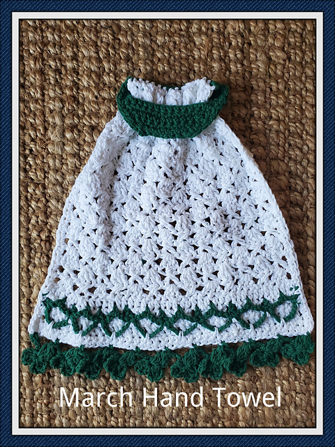 March Shamrock Hanging Towel