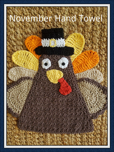 November Turkey Hanging Hand Towel