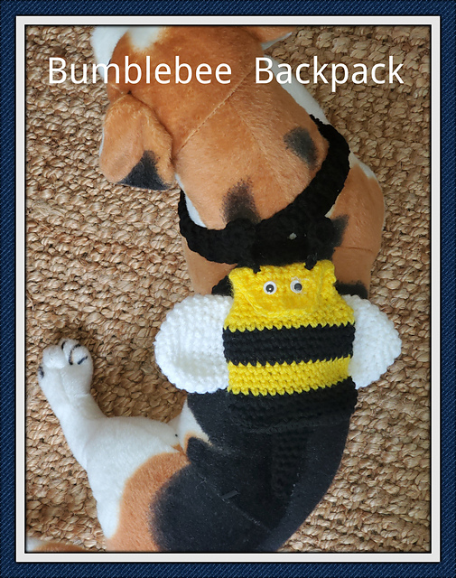 Bumblebee Dog Backpack