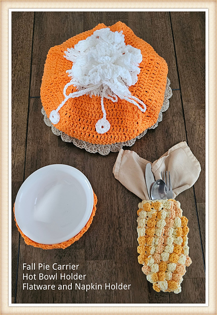 Festive Fall Pie Carrier