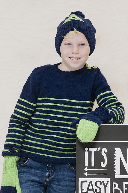 4. Randig barntröja