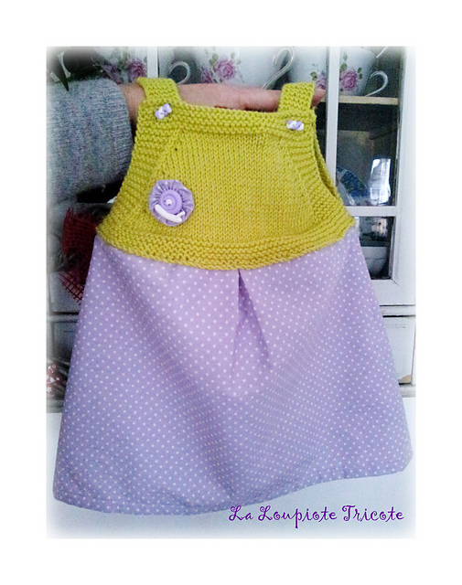 robe bébé Citron Lavande