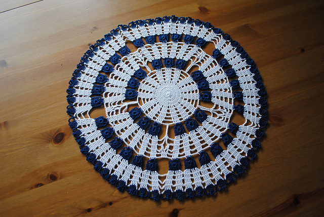Forget-Me-Knot Doily