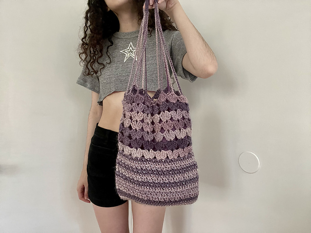 beaded tote bag