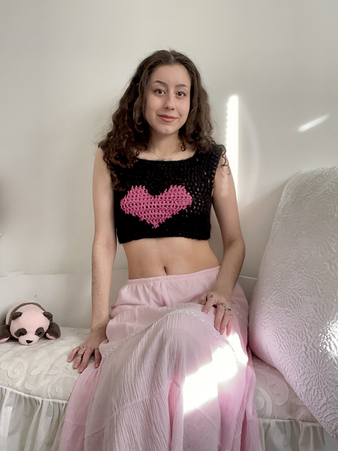 heart raglan tee