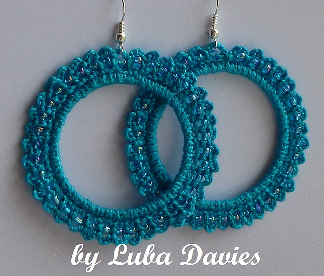 Earrings-hoops LACE