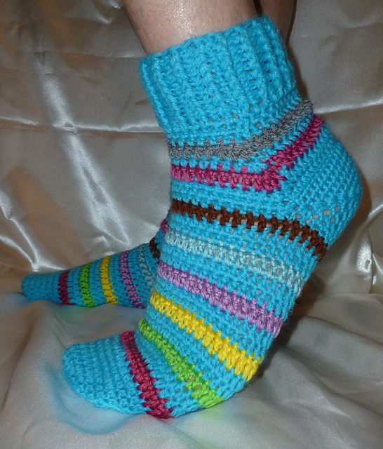 Afterthought heel men's socks