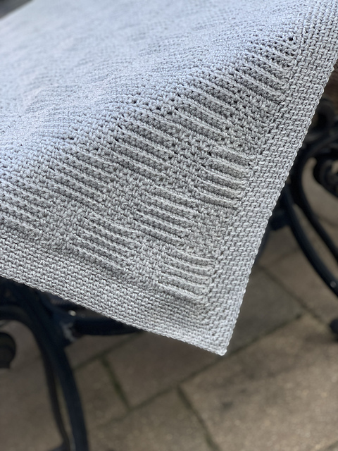 Subtle Squares Baby Blanket