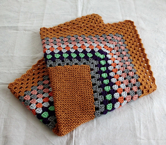 Garter Granny Blanket