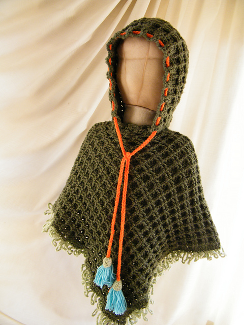 Child Hooded Poncho