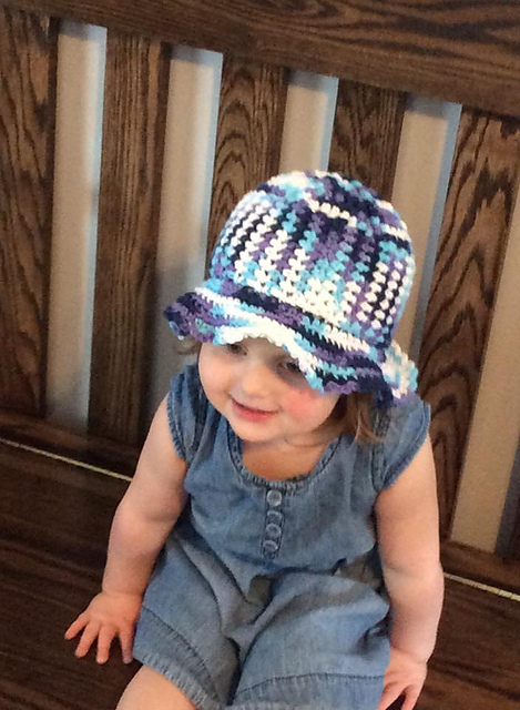 Girls Picot Sunhat