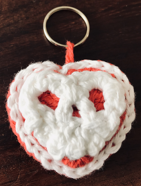 Skully Loves You Keychain