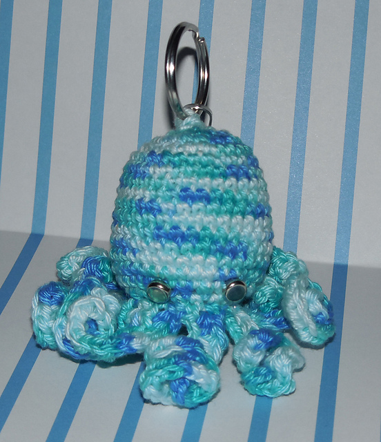 Octopus Key Chain small 