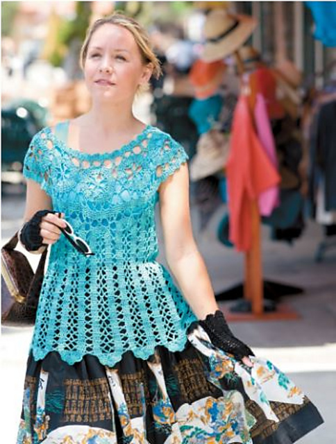 Ravelry: Bruges Lace Shell pattern by Tatyana Mirer
