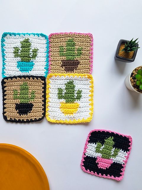 Saguaro Cactus Coasters