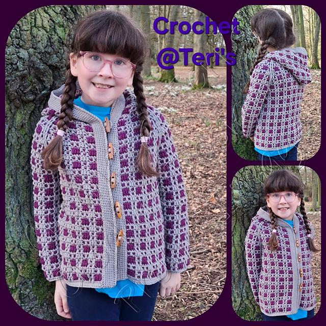 Cheeky Checks Mosaic Children's Coat