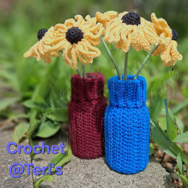 Rudbeckia (Black Eyed Susan) In Vase