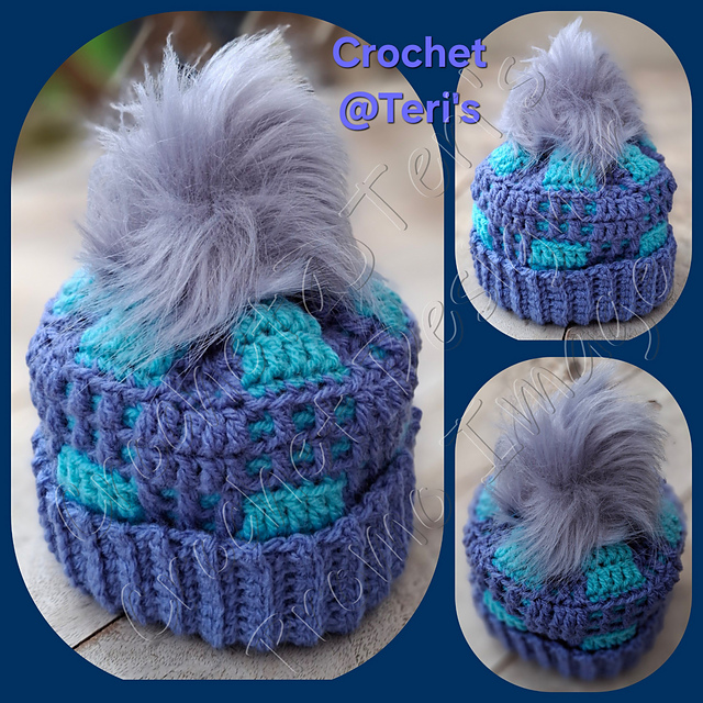 Chequerboard Mosaic Hat