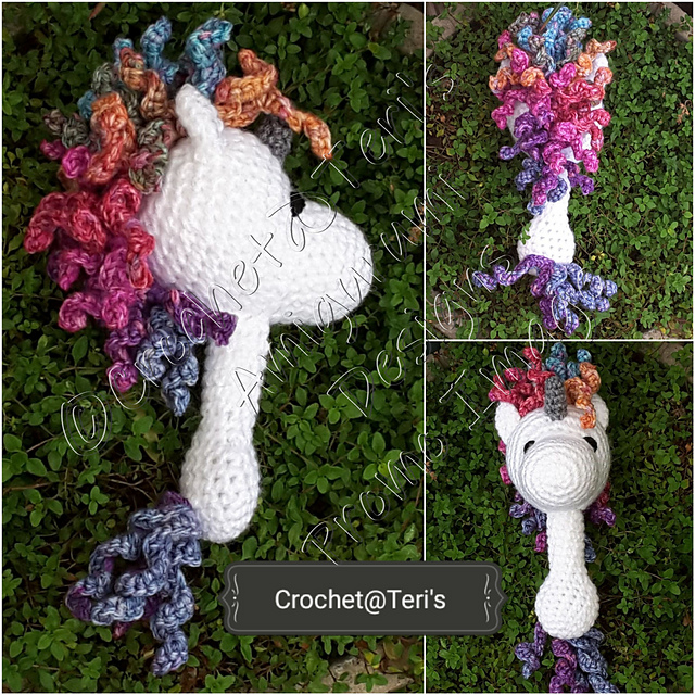 Unicorn Rattle and Comforter/Soother