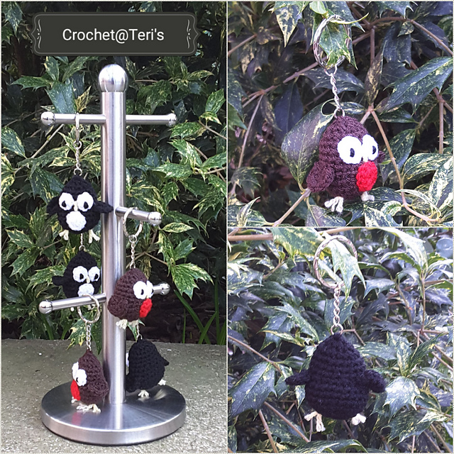 Robin/Penguin Keychain