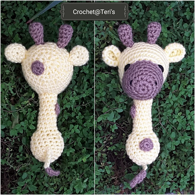 Giraffe Rattle and Comforter/Soother