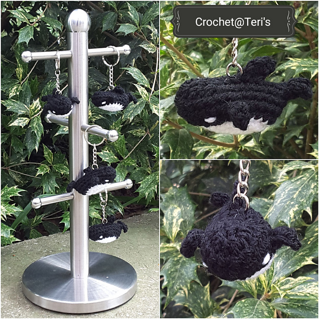 Orca Whale Keychain