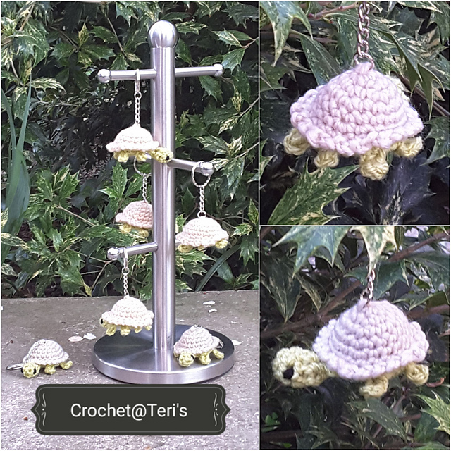 Tortoise Keychain
