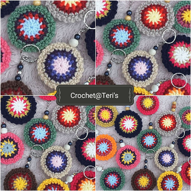 Festival Mandala Keychain