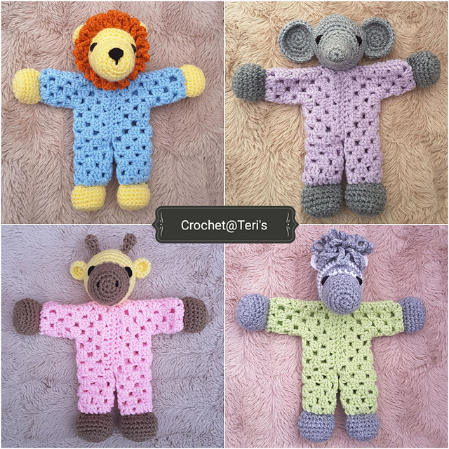 Safari Slumber Party Granny Hexagon Loveys