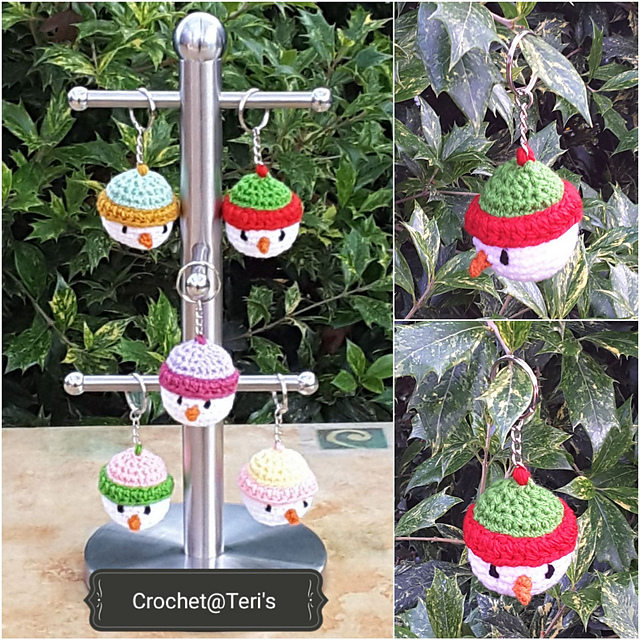 Snowman Keychain
