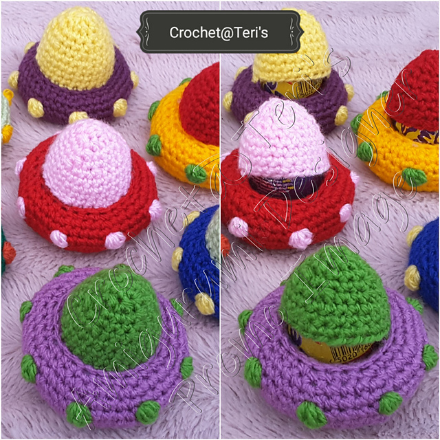 Space Ship Creme Egg Toys