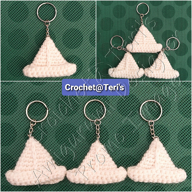 Paper Hats Keychains