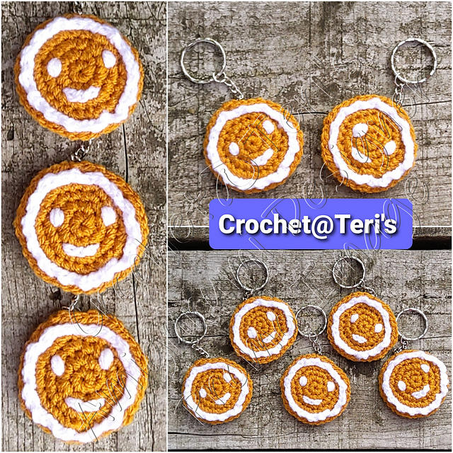 Gingerbread Cookie Keychain