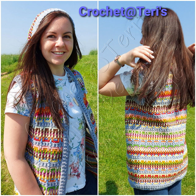 Happy Squares Mosaic (Reversible) Waistcoat